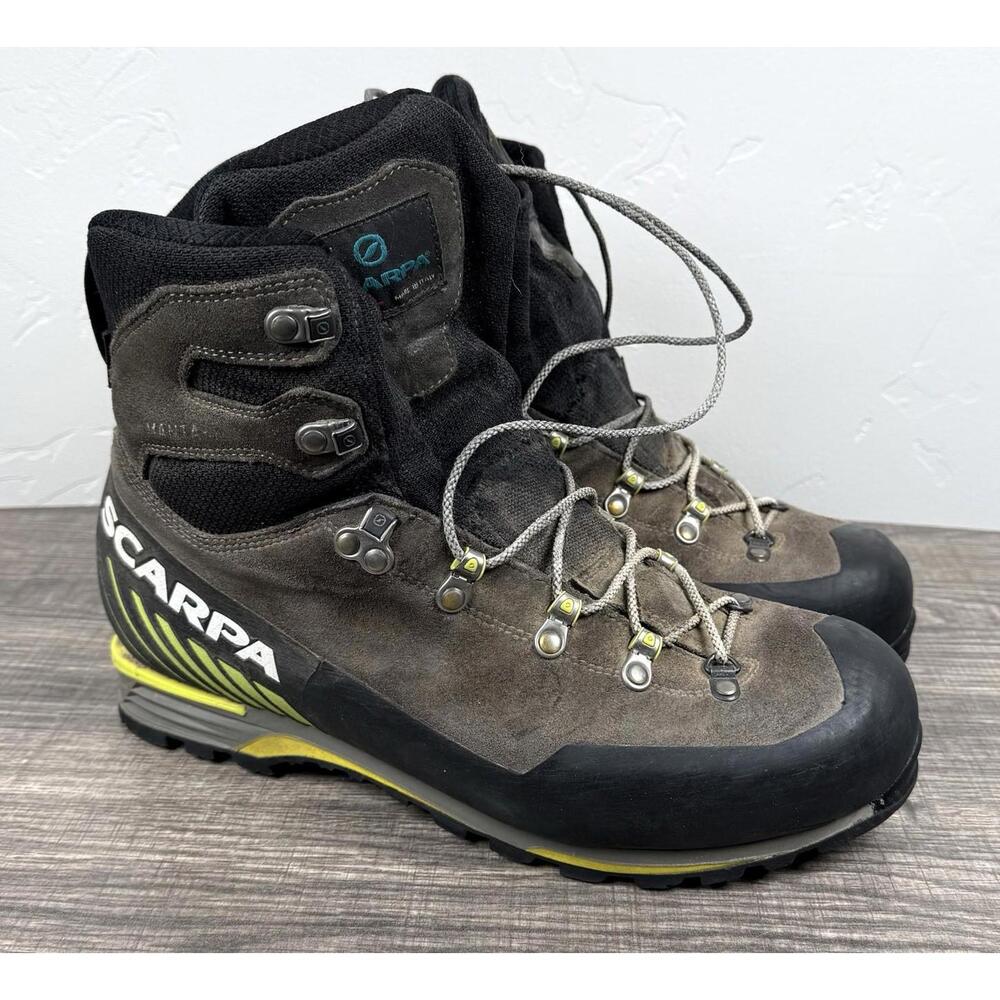 Scarpa Manta Tech GTX Mountaineering Boots Gore-Tex Vibram Mens 10.5 EU44 Alpine